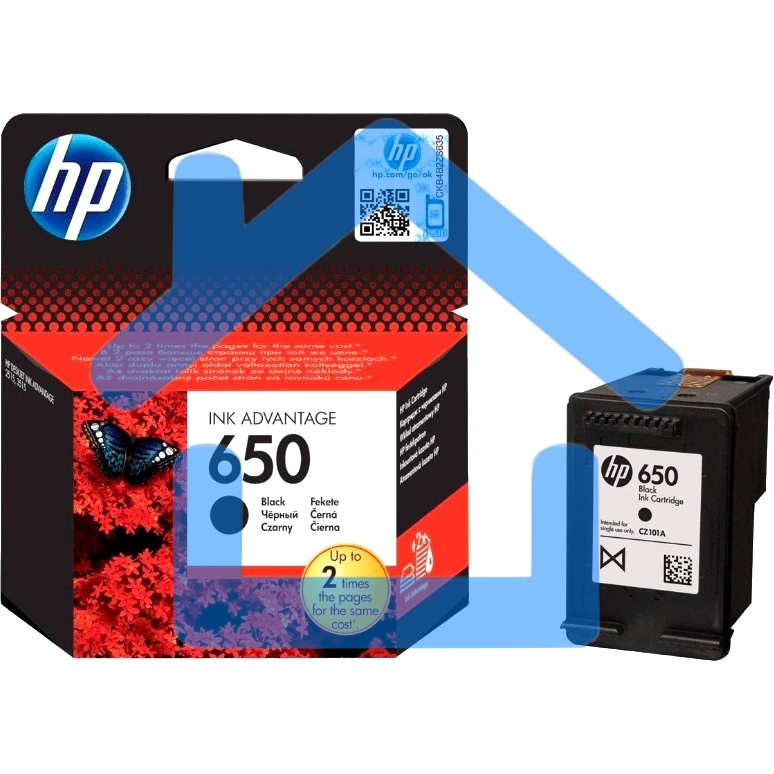 Картридж струйный HP 650 CZ101AE черный для HP DJ IA 2515