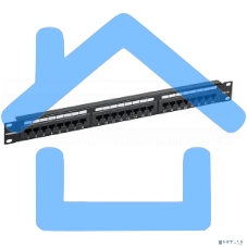 Патч-панель ITK PP24-1UC5EU-K05-G 1U кат. 5Е UTP 24 порта (Krone) GENERICA