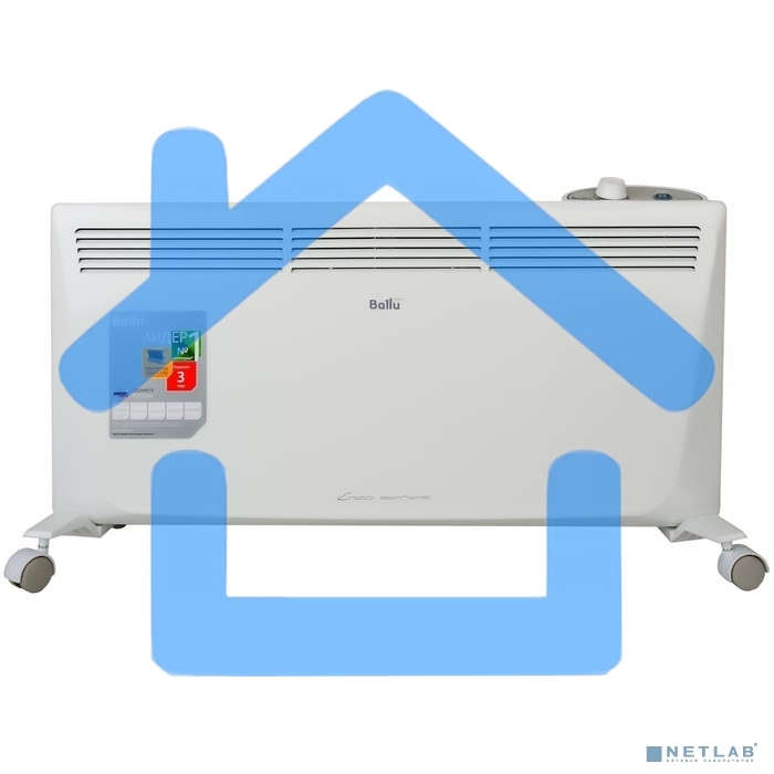 Конвектор Ballu Enzo BEC/EZMR-2000 белый, 2000 Вт, 25 м2, термостат