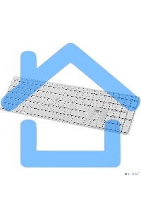 Клавиатура Acer OKR301 (ZL.KBDEE.015) беспроводная, USB, Bluetooth/Радиоканал, белый/серебристый