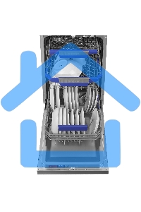 Посудомоечная машина Maunfeld MWF45331S, серебристый, 45 см, 10 компл., 49 дБ, класс A++