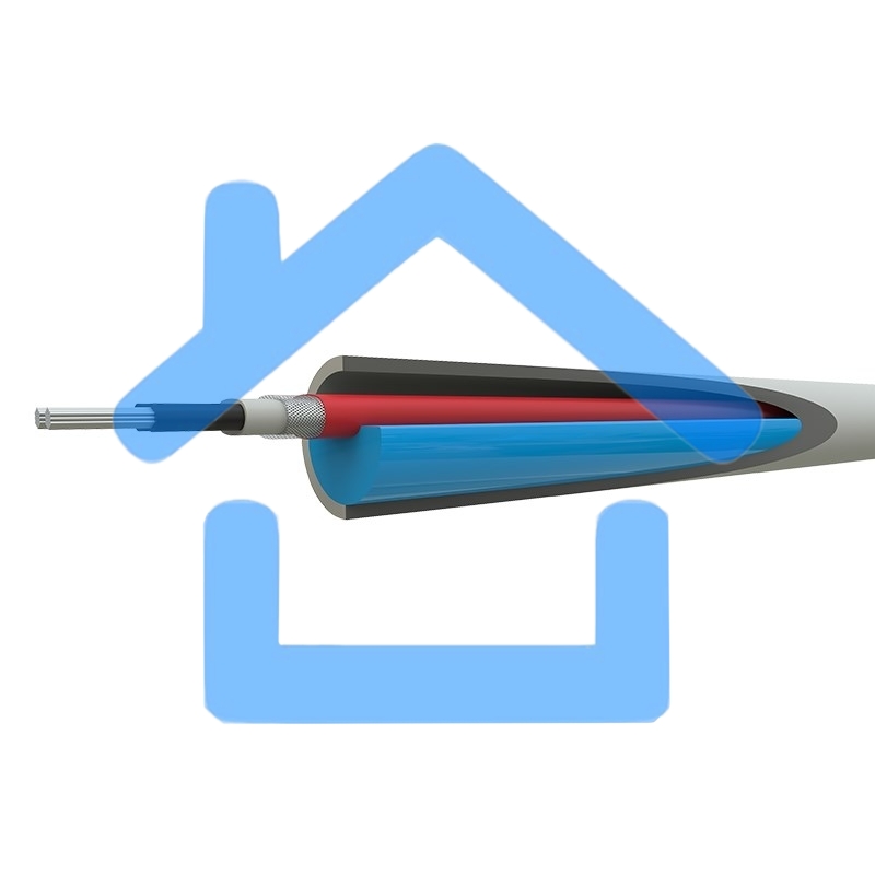 Греющий саморегулирующийся кабель (в трубу) 10HTM2-CT ( 6м/60Вт) Rexant