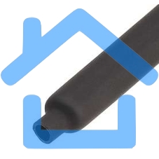 Трубка термоусадочная ТУТнг-4/2 черный (уп.200м) КВТ 60086