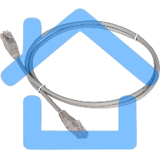 Патч-корд Lanmaster TWT UTP кат.5e, с заливными колпачками, 20.0 м, серый