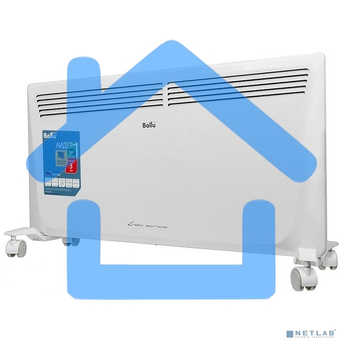 Конвектор Ballu Enzo BEC/EZMR-2000 белый, 2000 Вт, 25 м2, термостат