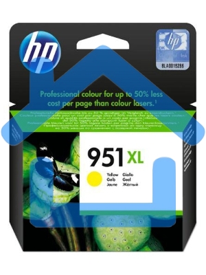 Картридж струйный HP 951XL CN048AE желтый для HP OJ Pro 8100/8600 (1500стр.)