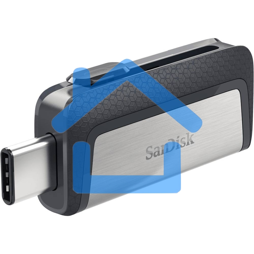 Флешка USB R/W Sandisk 32Gb Ultra Dual SDDDC2-032G-G46 USB3.0 серый/узор
