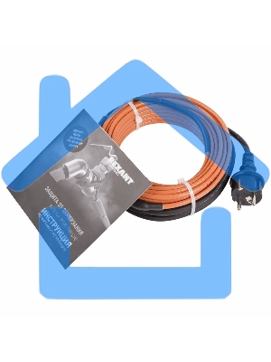 Греющий саморегулирующийся кабель (в трубу) 10HTM2-CT ( 4м/40Вт) Rexant