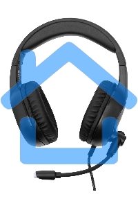 Наушники с микрофоном Oklick HS-L930G SNORTER черный/синий 2м мониторные USB оголовье (HS-L930G)