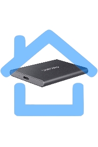 Внешний SSD Samsung T7, 2TB, USB 3.2 Gen 2 Type-C, R/W 1050/1000, титан