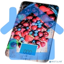 Весы кухонные BBK KS107G темно-синий/красный