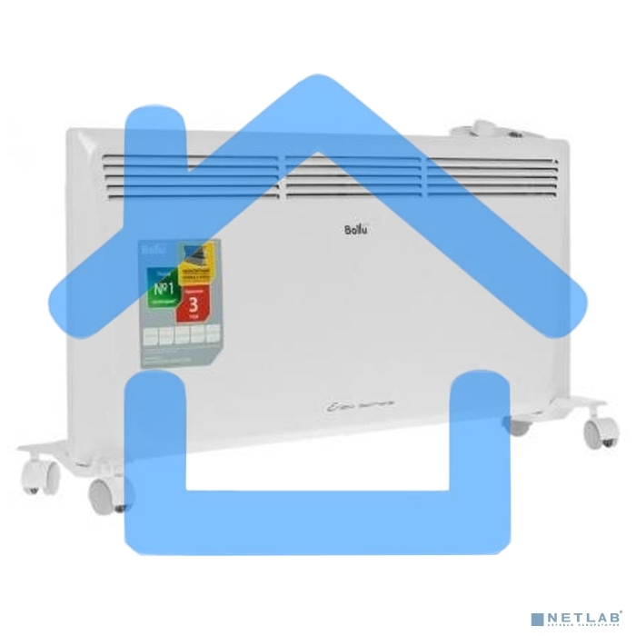 Конвектор Ballu Enzo BEC/EZMR-2000 белый, 2000 Вт, 25 м2, термостат