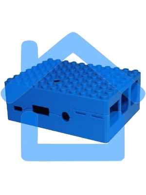 Корпус RA184 blue для микрокомпьютера Raspberry Pi 3 ACD Blue ABS Plastic Building Block case for Raspberry Pi 3