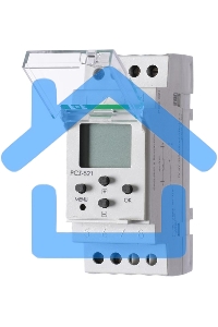 Реле времени PCZ-521 (1канал-125пар вкл. /выкл. сут. /нед. циклы 24-264В AC/DC 16А 1перекл. IP20 монтаж на DIN-рейке) F&F EA02.002.001