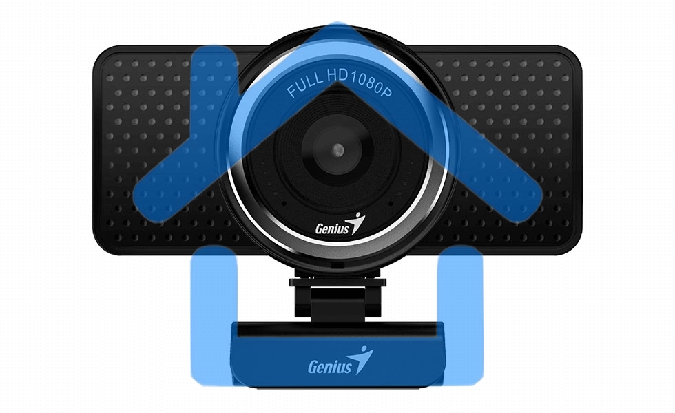 Интернет-камера Genius Веб-камера Genius ECam 8000 черная черный new package, 1080p Full HD, Mic, 360°, универсальное мониторное крепление, гнездо для штатива