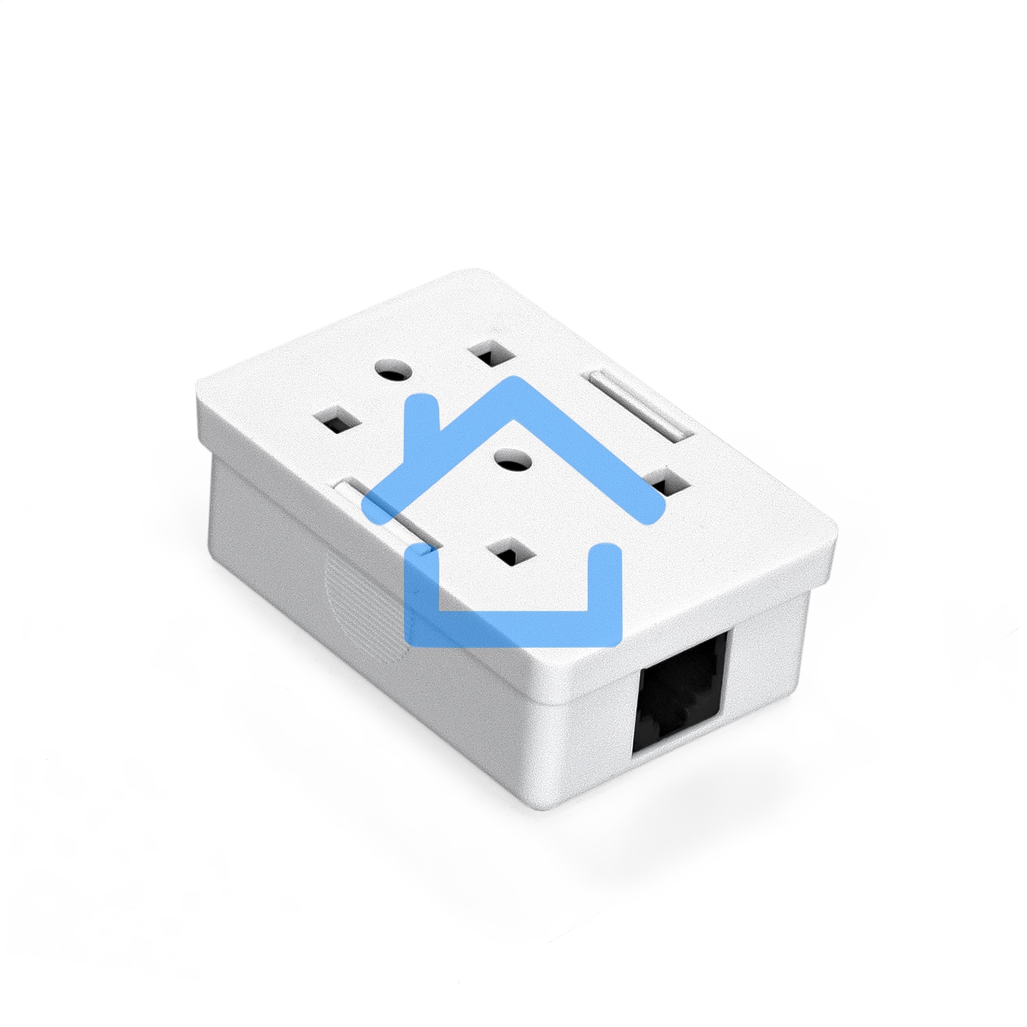 Розетка внешняя ExeGate SM1-RJ45-C6 RJ-45 кат.6 UTP Krone/110