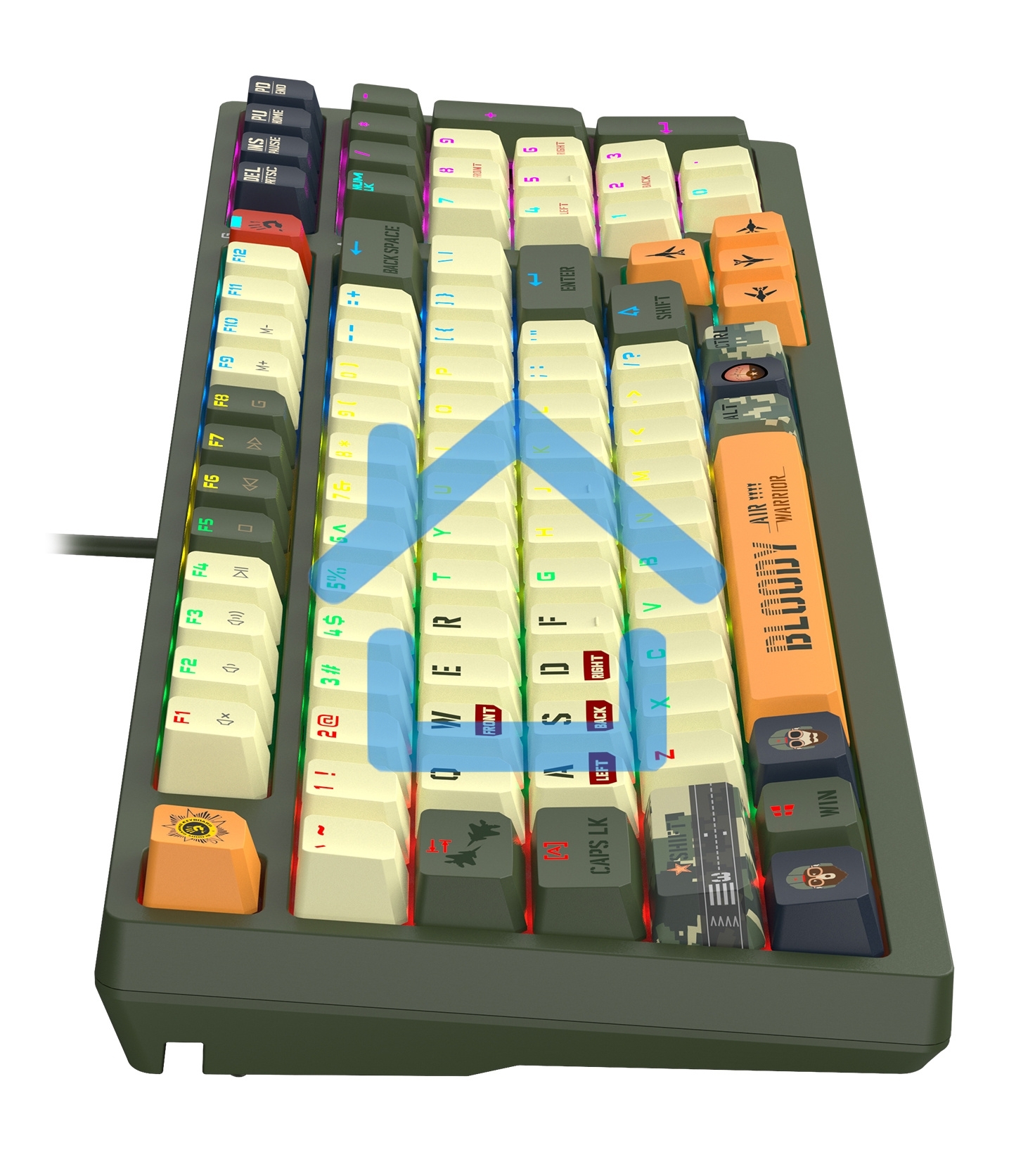 Клавиатура A4Tech Bloody S98 Aviator механическая зеленый USB for gamer LED (S98 AVIATOR)