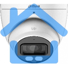 Камера видеонаблюдения аналоговая Dahua DH-HAC-HDW1801TP-IL-A-0280B-S2 2.8-2.8мм HD-CVI HD-TVI цв. корп.:белый