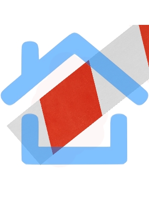 Лента сигнальная, 50 мм х 200 м Россия Сибртех