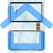 Сенсорное стекло (тачскрин) RP-449A-10.1-FPC-M1091-A1, черное