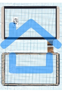 Сенсорное стекло (тачскрин) RP-449A-10.1-FPC-M1091-A1, черное
