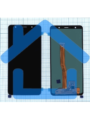 Дисплей для Samsung Galaxy A7 SM-A750F (2018) (OLED Full Size) черный