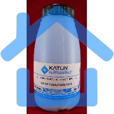 Тонер HP CP2020/2025/CM2320 Cyan, химический (фл.80г.) Katun фас. России