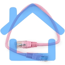 Патч-корд UTP Cablexpert кат.5e, 0.25м, литой, многожильный, розовый