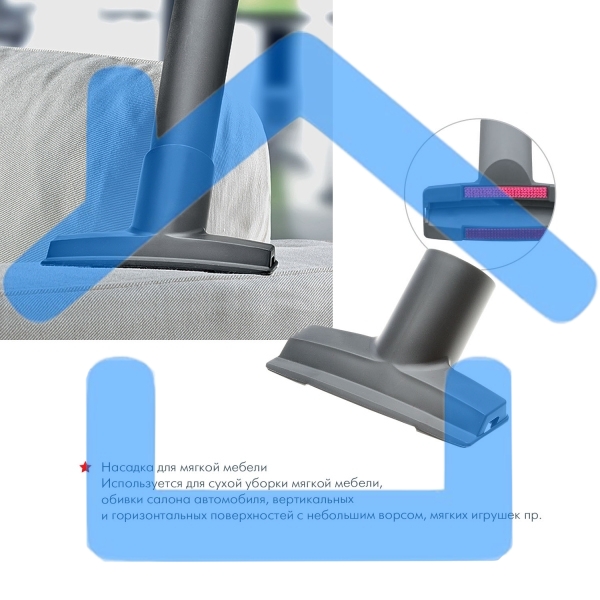 Моющий пылесос Thomas ALLERGY&FAMILY розовый/серый, 325/1700 Вт, уборка влажная/сухая/сбор жидкости, пылесборник мешок/контейнер 6 л