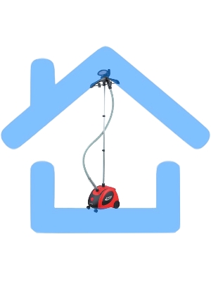 Отпариватель Centek CT-2370 черный/красный