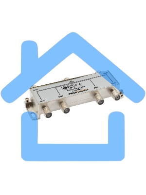 Делитель ТВ х 6 под F разъем 5-1000 МГц PROCONNECT