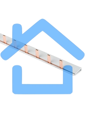 Шина соединительная типа EKF pin-01-63 PIN для 1-ф нагр. 63А 54 мод. EKF PROxima