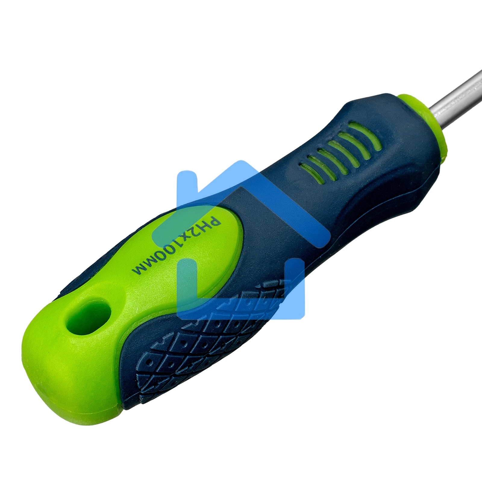 Отвертка, PH2 х 100 мм, CrV, 2-х компонентная рукоятка Сибртех