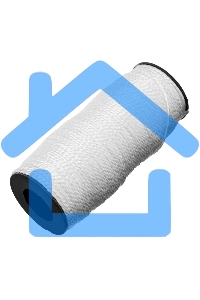 Шнур крученый полипропиленовый Сибртех 93961 1,5 мм, L 100 м, 29 кгс, на катушке, Россия, белый