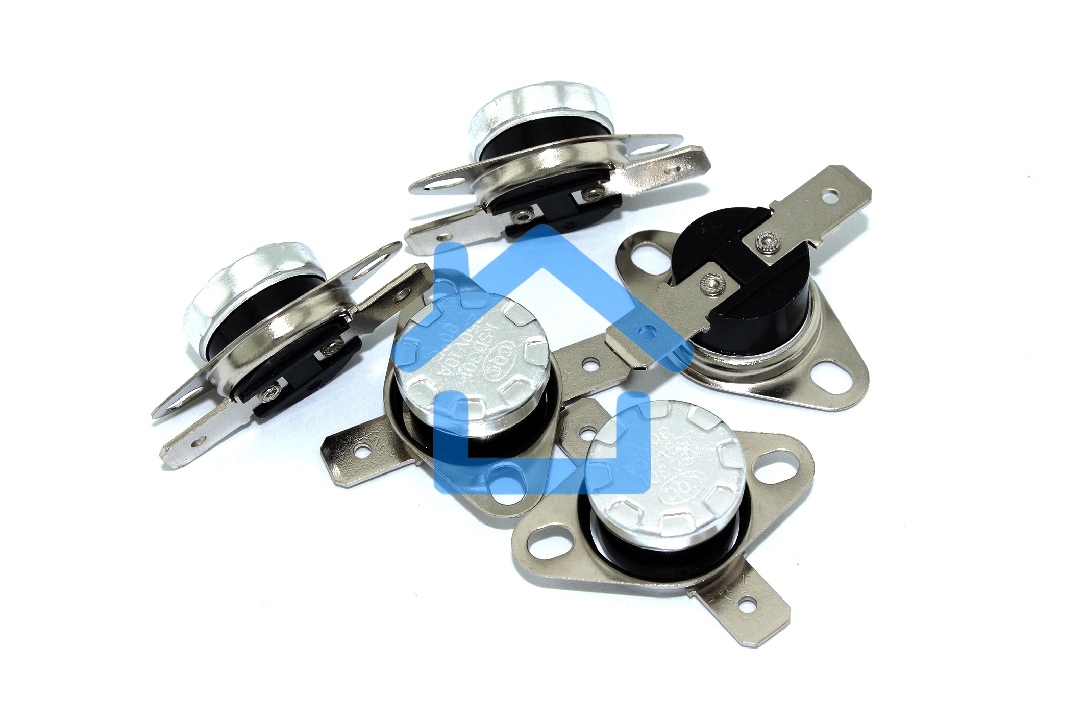 Термостат биметаллический KSD301 10А/80 С нормально разомкнутый 5 шт