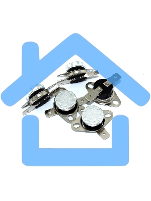 Термостат биметаллический KSD301 10А/80 С нормально разомкнутый 5 шт
