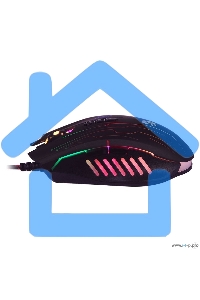 Мышь проводная A4Tech Bloody Q82 черный, 3200 dpi, USB, кнопки - 8