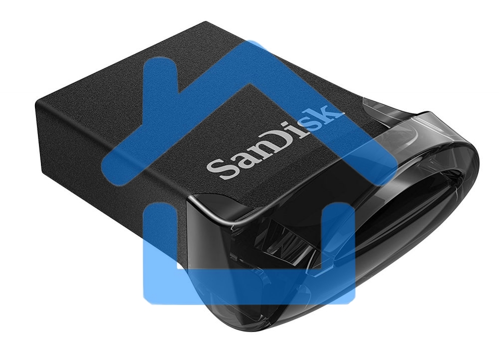 Флешка USB R/W Sandisk 256Gb ULTRA FIT SDCZ430-256G-G46 USB3.1 черный