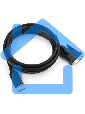 Кабель DisplayPort-DVI Gembird/Cablexpert 3м, 20M/19M, черный, экран, пакет(CC-DPM-DVIM-3M)