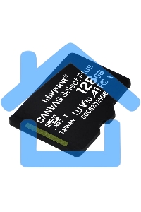 Флеш карта Kingston 128Gb micSDXC Canvas Select Plus 100R A1 C10 Single Pack w/o ADP EAN: 740617299076