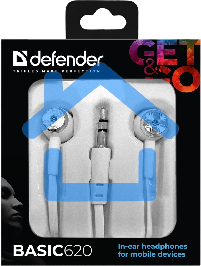 Нaушники Defender BASIC 620 белый