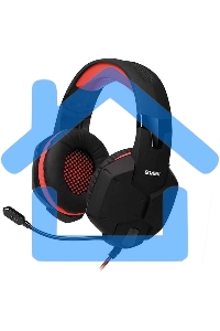 Игровые стереонаушники с микрофоном SVEN AP-G988MV, черный-красный Игровые стереонаушники с микрофоном SVEN AP-G988MV, черный-красный
