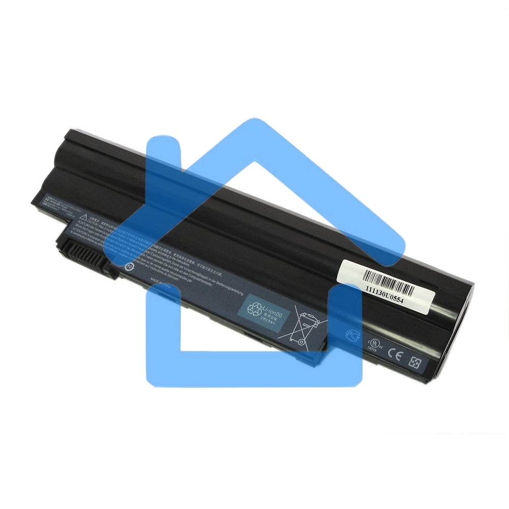 Аккумуляторная батарея для ноутбука Acer Aspire One D255 D260 eMachines 355 11.1V 2520mAh черный