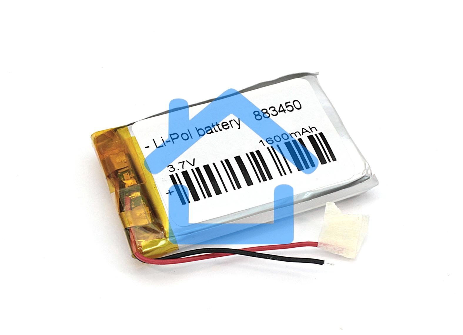 Аккумулятор Li-Pol (батарея) 8.8*34*50мм 2pin 3.7V/1600mAh