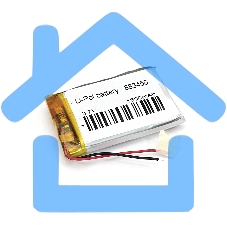 Аккумулятор Li-Pol (батарея) 8.8*34*50мм 2pin 3.7V/1600mAh Аккумулятор Li-Pol (батарея) 8.8*34*50мм 2pin 3.7V/1600mAh