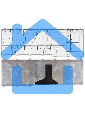 Клавиатура для ноутбука Toshiba Satellite C650 C660 L650 L670 L750 L750D белый