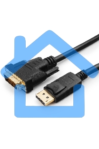 Кабель DisplayPort-DVI Gembird/Cablexpert 3м, 20M/19M, черный, экран, пакет(CC-DPM-DVIM-3M)