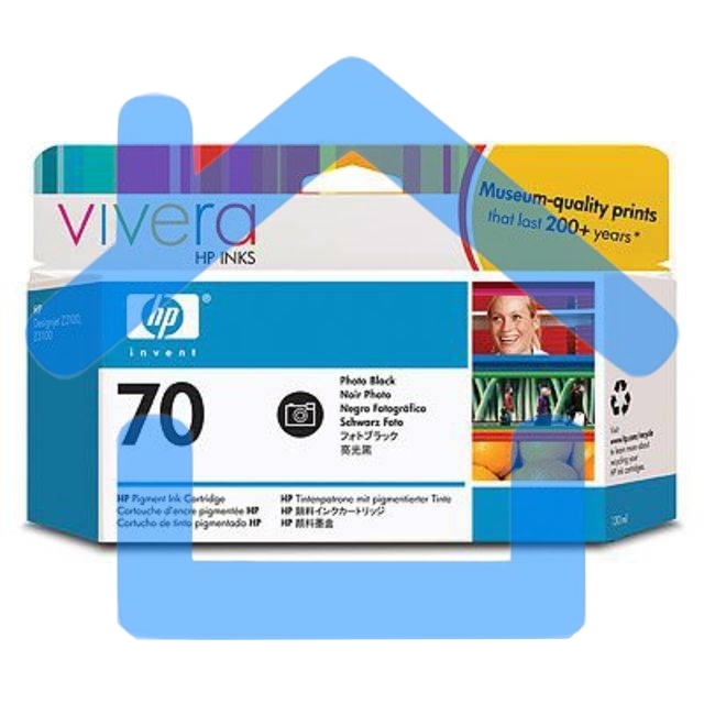 Картридж струйный HP №70 C9449A фото черный для HP DJ Z2100/Z3100 (130мл)