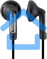 Наушники вкладыши Panasonic RP-HV094GU-K черный проводные (в ушной раковине)