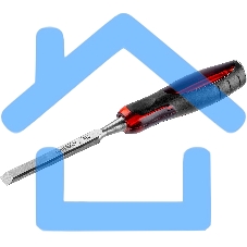 Стамеска MIRAX 1810-12 с двухкомпонентной прозрачной рукояткой, 12мм